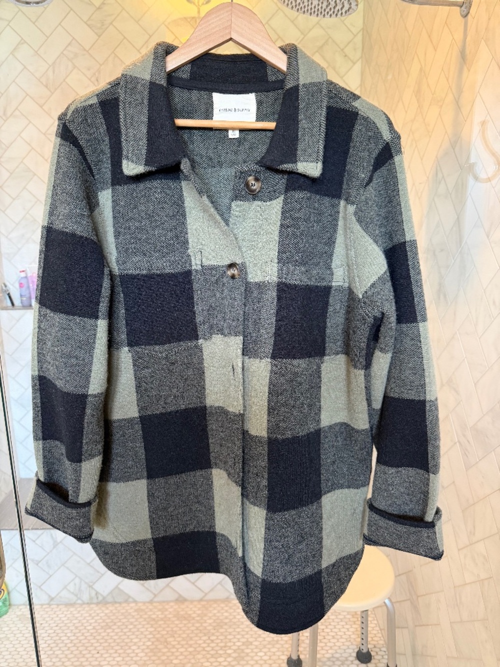 Buffalo plaid shacket